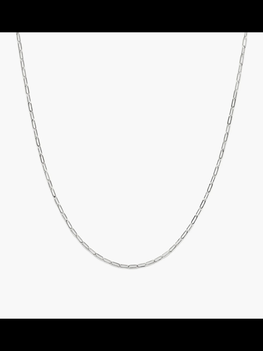 Mejuri Sterling Silver Paperclip Chain Necklace - Picture 2 of 4